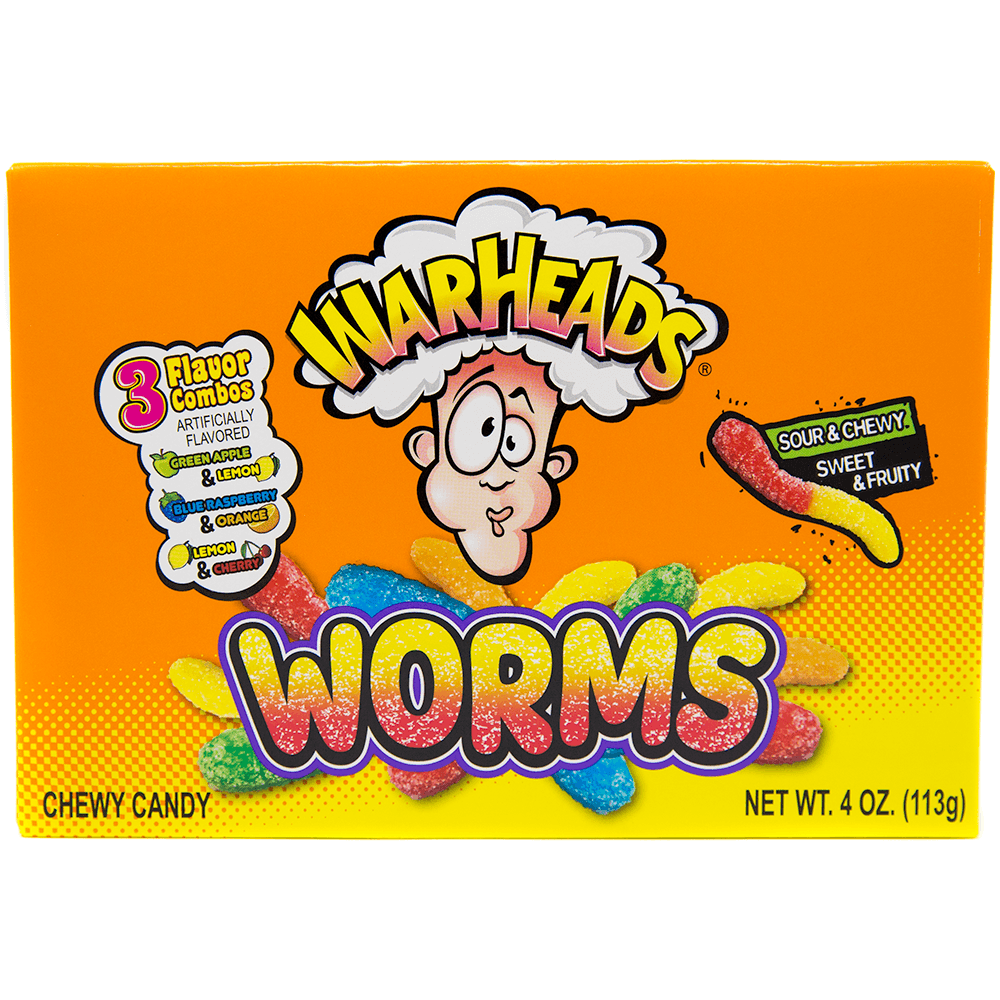 Warheads Worms Theatre 113g – Box