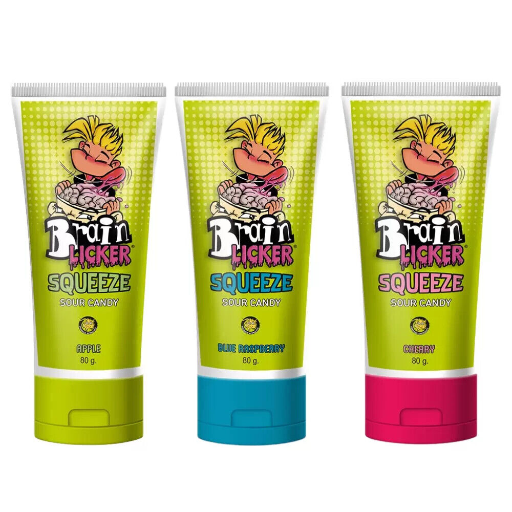 Brain Licker Squeeze Tube 80g - 12 x 80g Tubes