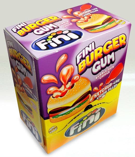 FINI BURGER GUM LIQUID FILLED